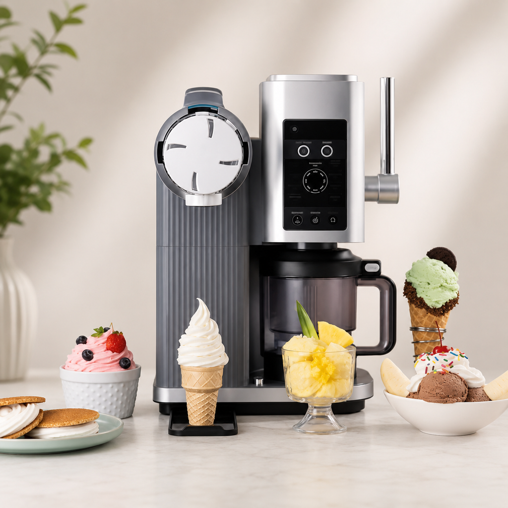 Delightful Treats | Ice Cream Maker with 13-in-1 Settings | Versatile Kitchen Appliance for Homemade Desserts